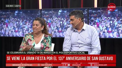 Se viene la gran fiesta por el 137&ordm; Aniversario de San Gustavo